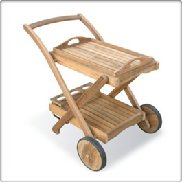 Balmoral Teak Servis Arabası