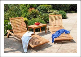 Caracas Teak Şezlong